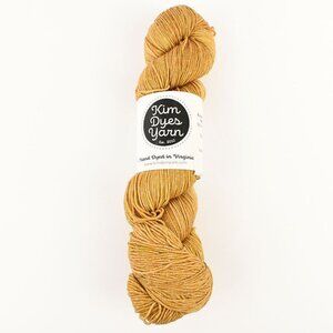 Kim Dyes Yarn Sugarcookies Sock Superwash Merino Lurex Butterscotch Pudding